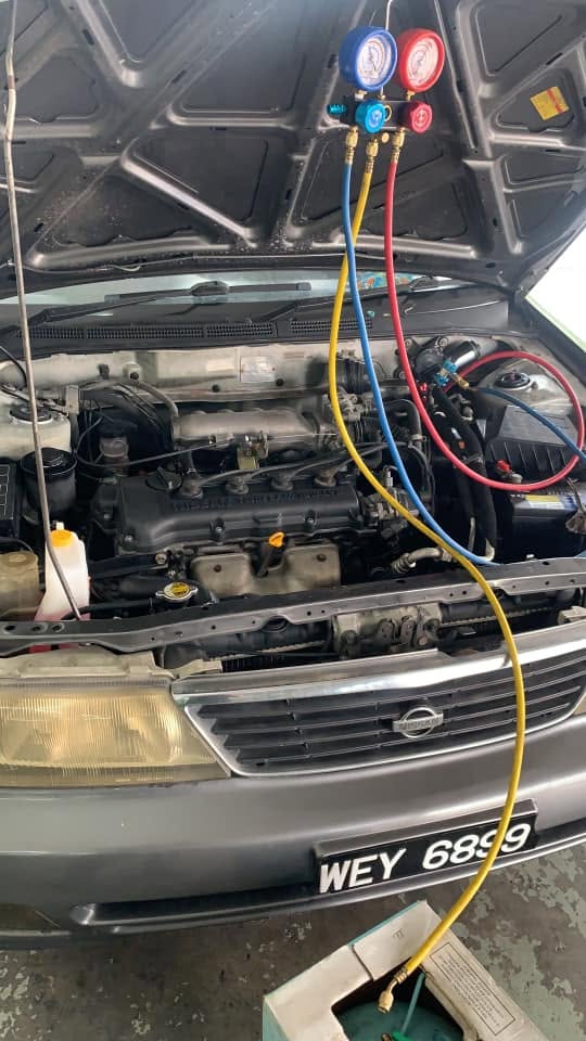 Car Aircond Service - Gas Refill