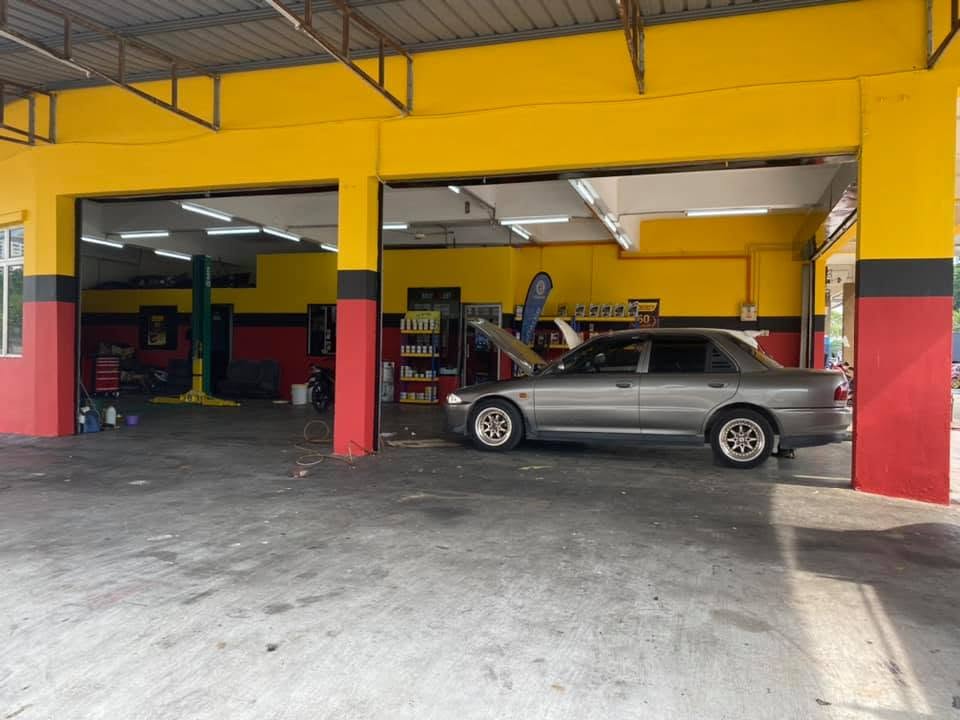 Workshop - Cars Being Serviced